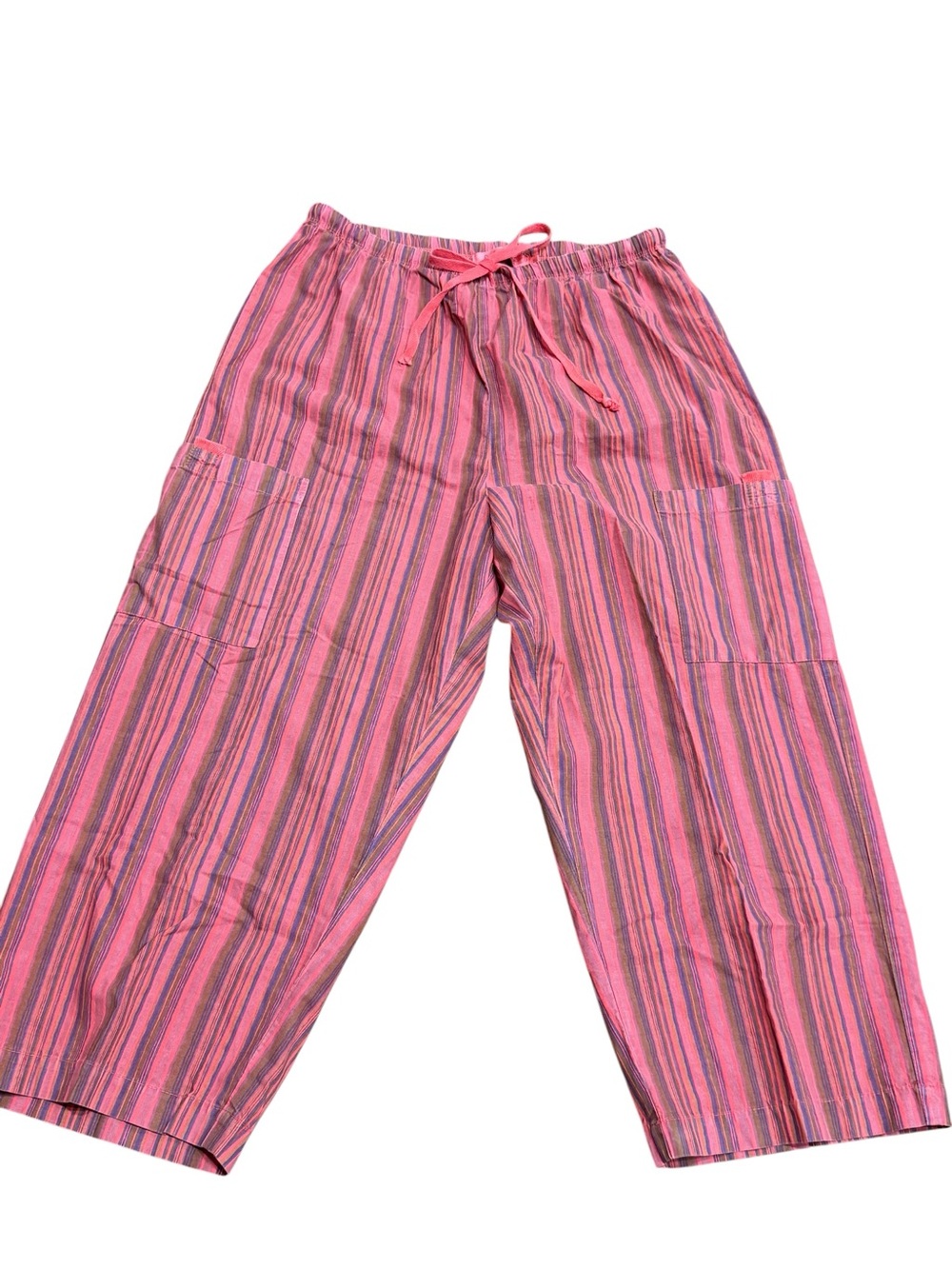Vintage Fresh Produce  100% Cotton Casual Capris  Size L